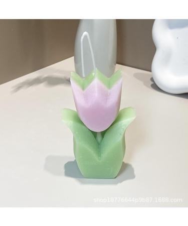 Tulip Flower Aromatherapy Candle Valentine's Day Wedding Banquet Birthday Decoration