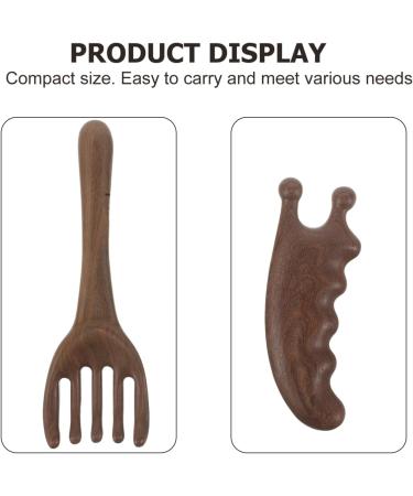 SHERCHPRY 2 pi ces Peigne de Massage Bois de Santal Peigne de Massage Portable pour Visage et Accessoire de Soins Capillaires et Relaxation Quotidienne - Buy Online on GoSupps.com