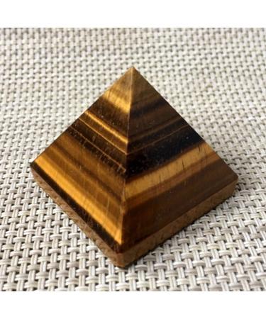 Natural Crystal Rough 55g Natural Tiger Eye Crystal Pyramid Gemstone Quartz Pyramid Quartz Egypt Pyramis HealingMeditation Crystal|Stones|