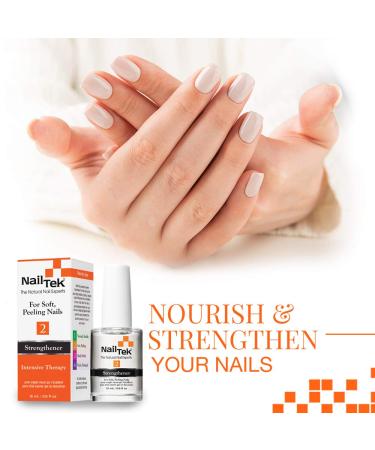 Nail Tek Intensive Therapy 2 - Nail Strengthener for Soft and Peeling Nails - 0.5 oz x 1-Pack - Buy Online on GoSupps.com