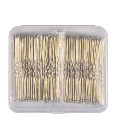 100 Pcs Blonde U Shaped Hair Pins for Women Girls - Golden 2.4 inch - Pack of 1 - Buy Online on GoSupps.com