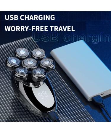 5 in 1 Electric Head Shaver for Bald Men - USB Rechargeable Professional Hair Trimmer & Beard Cutter - SET 02 - Buy Online on GoSupps.com