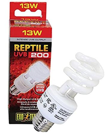 Exo Terra Reptile UVB 200 desert terrarium lamp compact UVB lamp for desert reptiles 13W E27 single socket - Buy Online on GoSupps.com
