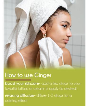 GreenHealth Ginger 100% Pure Essential Oil - 10ml - Buy Online on GoSupps.com