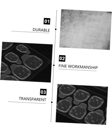  Housoutil Housoutil 15 Sheets Nail Jelly Glue False Nails Glue for Nail Charms Waterproof Labels Stickers for Nail Art Stickers Nail Art - Buy Online on GoSupps.com
