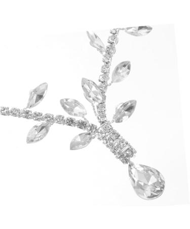 GLSTOY Bridal Headwear Forehead Headpiece Rhinestone Hair Accessory Bride Headpieces Women Head Chain Jewelry Rhinestone Head Chain Wedding Head Jewelry Rhinestone Headpiece Metal Jewelry - Buy Online on GoSupps.com