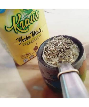 Yerba Mat Thee Kraus Organic 05 kg Bio Mate Tea from Argentina Detox and energy drink Organica 05 - Buy Online on GoSupps.com