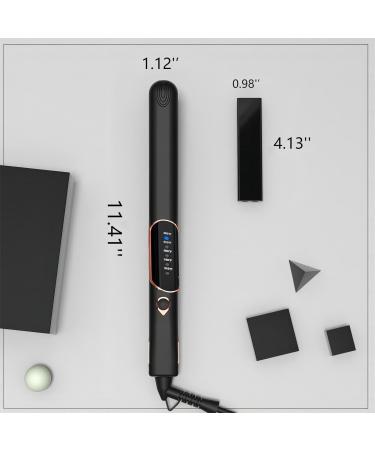 Best Hair Straighteners for Thick Hair | Ceramic Flat Iron & Travel Hair Straightener - No Damage Black Finish - Buy Online on GoSupps.com