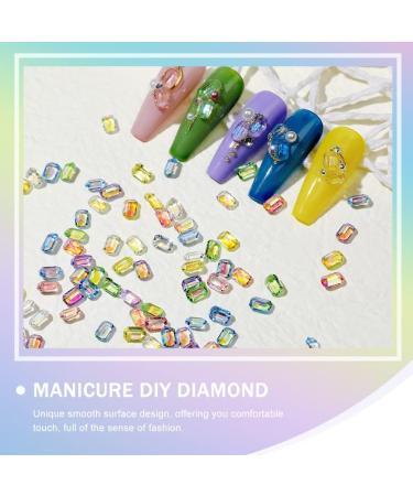 2 Boxes Nail Art Accessories Makeup Ornament Nail Jewels Rhinestones Gemstones and Crystals for Nails Rhinestones for Nails Nail Gems Nail Diamonds 3d Resin Set Three-dimensional - Buy Online on GoSupps.com