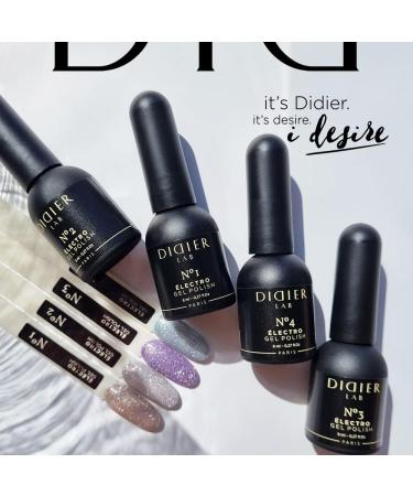 Didier Lab - Premium Gel Nail Polish Electro No.3 - Gel Nail Varnish - Nail Art - Long-Lasting High Gloss Wear - Easy to Apply - Gel Nails - Rich Pigment - UV/LED - Chip Resistant - Buy Online on GoSupps.com
