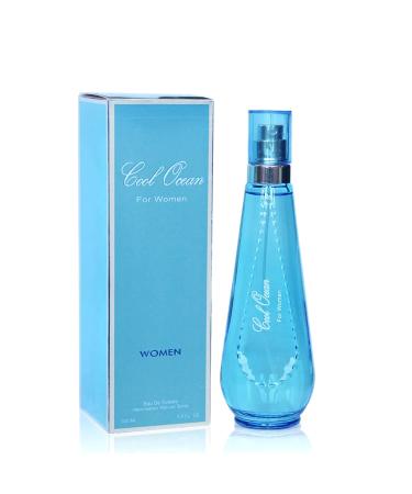 Cool Ocean Women Perfume Bold & Sophisticated Scent Eau De Parfum With Citrus Spice And Woody Notes Long Lasting Natural Spray Fragrance 3.4 Fl Oz Cool Ocean 3.4 Fl Oz (Pack of 1)