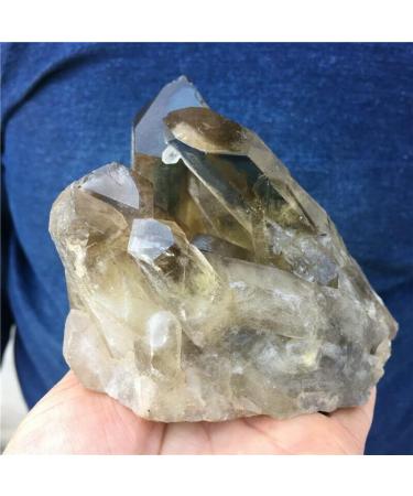 1.38LB Natural Smoky Citrine Quartz Cluster Crystal Specimen DB3300 Crystal Cluster - Buy Online on GoSupps.com