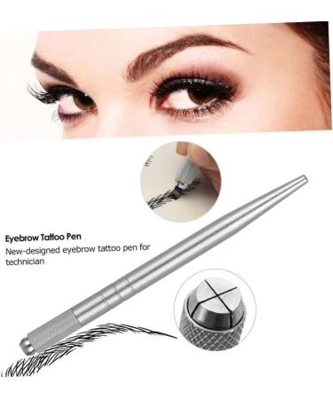 FOMIYES Brow Pencil 1pc Pen Makeup Permanent Embroidered Embroidery Pen Silver Embroidered cil - Buy Online on GoSupps.com