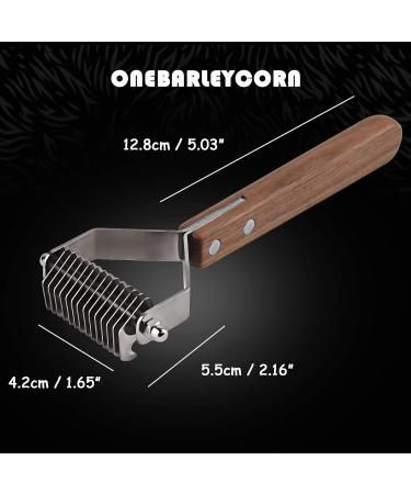 Onebarleycorn Coat King - Best Dog & Cat Undercoat Brush | Trim Underfur Easily with 14 Blades | International Shipping Available - Buy Online on GoSupps.com