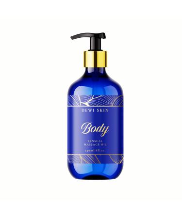 Massage Oil for Romantic Nights - Premium Sensual Elixir with Sweet Almond Argan Jojoba & Organic Lavender Essential Oil - Aromatherapy for Calm and Soothing Deep Sleep 8 Fl Oz
