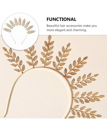 Beaupretty Greek Goddess Leaf Headband - Golden Headdress for Halloween Costumes & Themed Parties - Buy Online on GoSupps.com