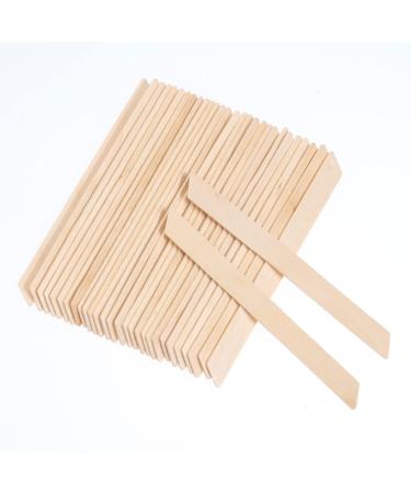 Prousky 100 pieces of eyebrows wax chopsticks face wax strips small wax spatula wooden wax chopsticks for face eyebrows leg small hair removal sticks (105mm)