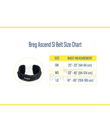 Breg Ascend SI Belt - Large (41-65) | Comfortable Support for SI Joint Pain Relief | International Shipping Available - Buy Online on GoSupps.com