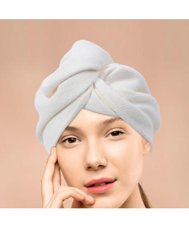 Hair Drying Towel Cap - Fast Absorbent Hair Towel Wrap for Kids & Adults | Perfect Hair Turban for Quick Drying - Buy Online on GoSupps.com