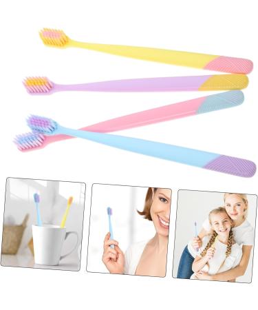 Frcolor Soft Toothbrushes - 10 Pack Ultra-Soft Manual Brush for Adults & Kids | Travel-Friendly BPA-Free - Buy Online on GoSupps.com