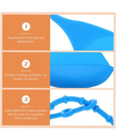 Adult Silicone Bib Silicone Bib with Pocket Silicone Bibs for Infant Clothing Silicon Bib Senior Bibs - Buy Online on GoSupps.com