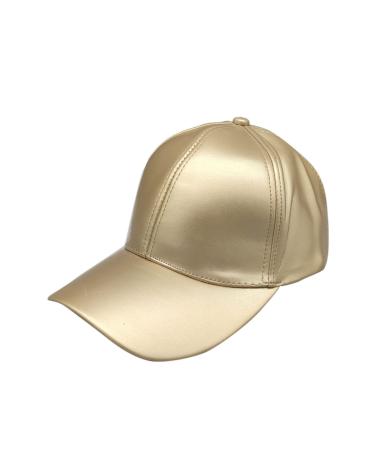 DUOWEI Male Female Baseball Cap Soild Men Women Baseball Cap Unisex Hat Gold One Size