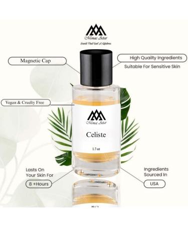 Monac - Gourmand Milk Fragrance Collection - Our Original Fragrances - Eau de Parfum - 50 Ml Smells Like A Dessert & Elegant Long Lasting 8-15 hours (Celiste Inspired by Celeste (U)) - Buy Online on GoSupps.com
