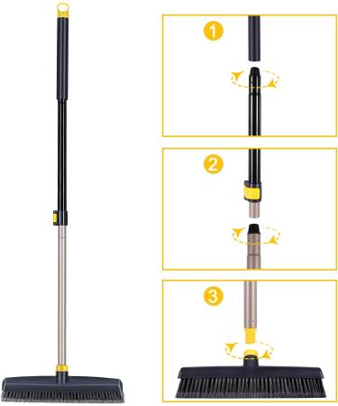 Yocada Push Broom Brush - Heavy-Duty Stiff Bristles Broom Head for Outdoor & Commercial Cleaning - Buy Online on GoSupps.com