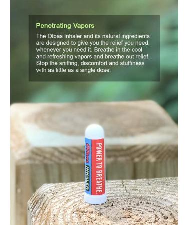 Olbas Inhaler Aromatherapy - 3-Pack (0.01 Oz) | Aromatic Nasal Inhaler - Buy Online on GoSupps.com