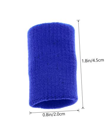 FRCOLOR 60 Pcs Volleyball Finger Protector Sleeve Set - Joint Finger Guard & Thumb Sleeve - Sports Gear for Enhanced Performance - Blue - Buy Online on GoSupps.com