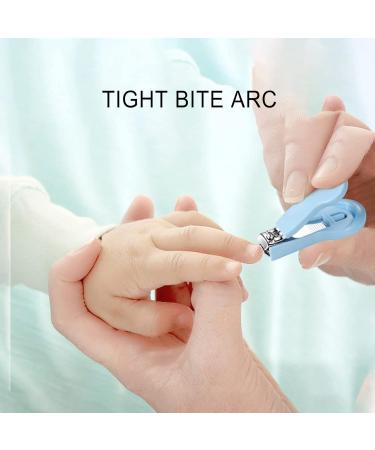Kids Nail Set Stainless Steel Round Tweezers Prevent Accidental Injury Safe Feeding Kids Nail File Bedroom Storage Box - Buy Online on GoSupps.com
