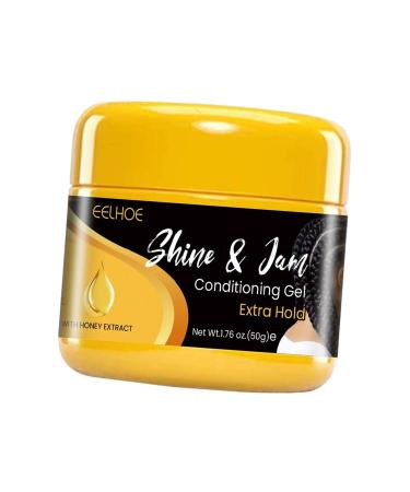 JAYIOLA Conditioning Hair Gel Extra Hold No Flaking Or Drying Edge Control Smooths & Tames Frizz Braid Gel Braid Styling Gel for Braids Cornrows
