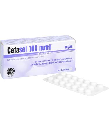 Cefasel 100 Nutri Selenium Tablets - 100 Count | Premium Antioxidant Support | Buy Internationally - Buy Online on GoSupps.com