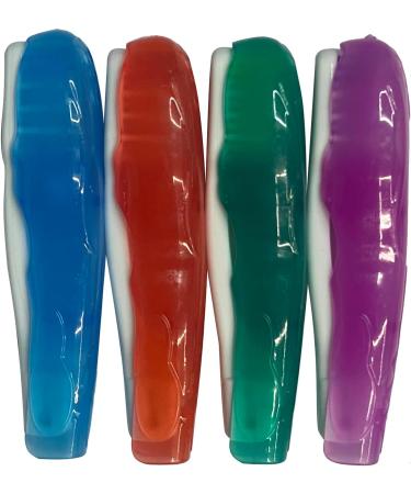 FactorDuty 100 pcs Portable Travel Toothbrush with Cover - Ideal for Hiking, Camping, and Traveling - Folding and Collapsible Design with Medium Bristles - Buy Online on GoSupps.com