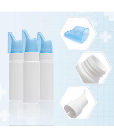 MEABEN 5-Piece Empty Nasal Spray Bottles - 70ml Refillable Fine Mist Atomizer Containers for Nasal Saline Applications - Buy Online on GoSupps.com
