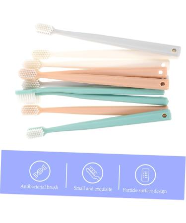 Minkissy Soft Portable Toothbrush Set - 10 Ergonomic Travel Toothbrushes for Adults | Lightweight & Disposable Household Dental Care Products - Buy Online on GoSupps.com