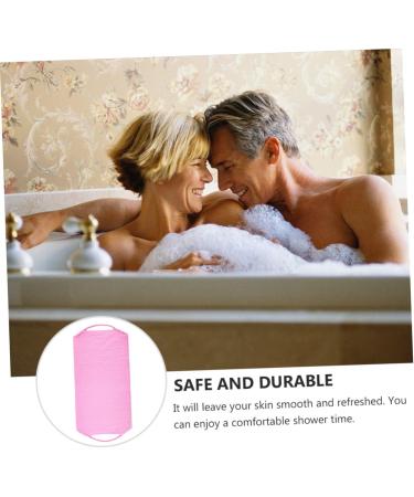 Healeved Pull Back Strip Body Wash Scrubber - Exfoliating Bath Sponge for Shower, Loofah, and Towel - Buy Online on GoSupps.com