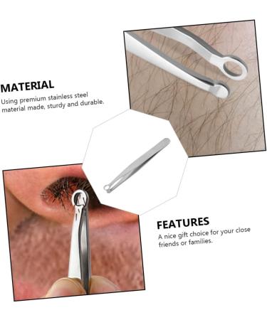 Ipetboom Nose Hair Scissors & Facial Trimmer - 1pc Silver Hair Clip & Paper Holder - 9.8x0.8cm | International Shipping Available - Buy Online on GoSupps.com