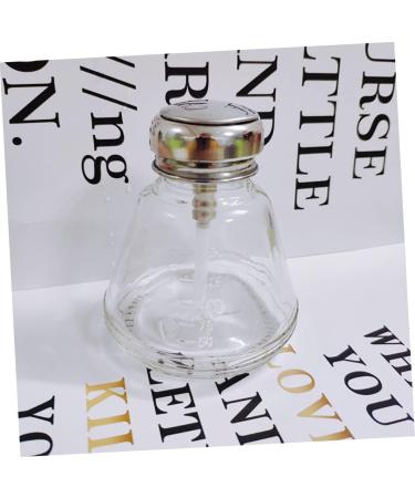 Housoutil Makeup Remover Bottle Push down Pump Bottle Lockable Pump Dispenser Nail Polish Empty Bottle Nail Polish Remover Dispenser Makeup Remover Dispenser Clear Container Terrarium Glass - Buy Online on GoSupps.com