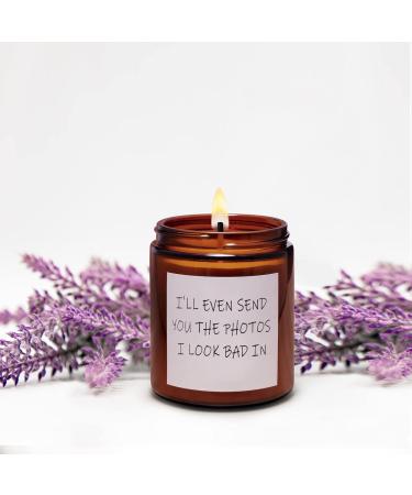 9 oz Large Lavender Candles - 50 Hour Aromatherapy Gifts for Women | Stress Relief & Unique Birthday Thanksgiving Christmas Presents - Buy Online on GoSupps.com