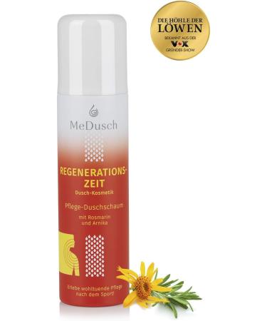 MeDusch Known as MediDusch Set of 2 Aroma Shower Foam Cold and Regeneration Time Herbal Bath Feeling in the Shower from Microplastics Silicones and Perfume 150 ml Green/White + 150 ml Red/White  - Buy Online on GoSupps.com