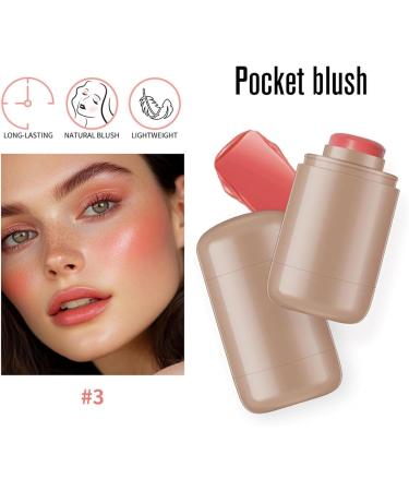 Pocket Blush Stick 3-In-1 Buildable Natural Matte Blush Stick for Cheek Eyes Lips Hydrating Formula Non-Greasy Long Lasting Smooth Blush Stick (Juice box 1 Pcs) Juice Box 1 count (Pack of 1) - Buy Online on GoSupps.com