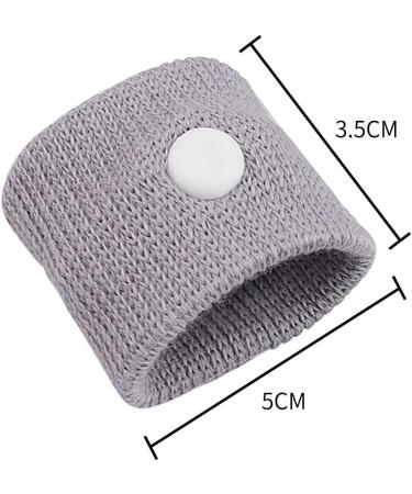 Motion Sickness Relief Wristbands - 4 Pairs Black & Grey Acupressure Bands for Adults & Children - Anti Nausea Travel Wristbands for Sea, Car, Flying, Pregnancy - Buy Online on GoSupps.com