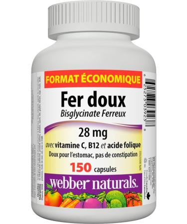 Webber Naturals Gentle Iron Supplement + Vitamin D3 1000 IU Bundle Nutritional Supplement + Vitamin D3 - Buy Online on GoSupps.com