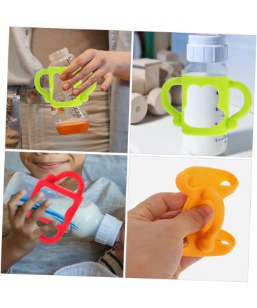 ibasenice 6 Pcs Silicone Bottle Handle Newborn Bottle Handle Newborn Bottle Grip Bottle Handles Milk Bottle Handles Milk Bottle Accessories Silicone Soft Wide Mouth 13.00X7.00X6.50CMx3pcs Assorted Colorx3pcs - Buy Online on GoSupps.com
