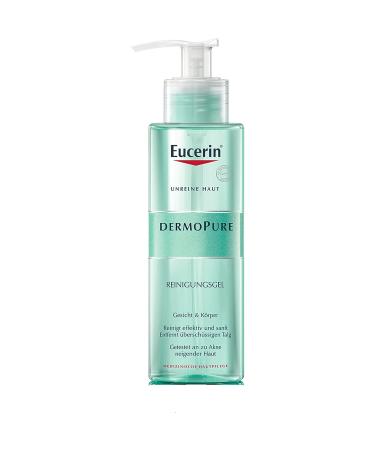 Eucerin DermoPure Cleansing Gel 200ml - Gentle Facial Cleanser for Acne-Prone Skin - Buy Online on GoSupps.com