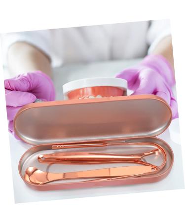 1 Set Scraper Cleaning Tool - Stainless Steel Oral Care Scrapers & Brushes for Easy Dental Hygiene - Buy Online on GoSupps.com