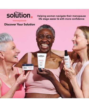 The Solution Menopause Cooling Cr me-Gel Body Moisturiser (200ml). Hydrating Night & Day Cream with Marine Pro Collagen Vegan & Cruelty Free Moisturising Cream with Menopause Complex for Hot Flushes - Buy Online on GoSupps.com