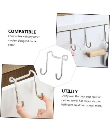 GLEAVI 3pcs Cabinet Hooks Key Hanger Hat Hooks Multi Hanger Hooks for Home Cupboard Wall Hanging - Buy Online on GoSupps.com