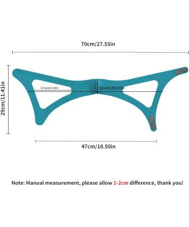 Babyfond Upgrade Anti Snore Chin Strap - Adjustable & Breathable Sleep Aid for Men Women - Stop Snoring CPAP Users - Larger Jaw Support Belt (Blue) - Buy Online on GoSupps.com